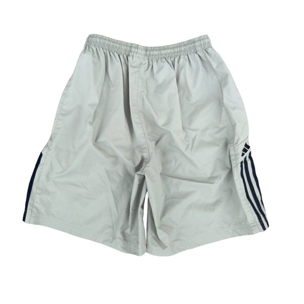 Adidas Vintage‎ 2002 Y2K Workout Shorts Beige / Black Youth XL (18-20 Years Old) - Picture 2 of 6
